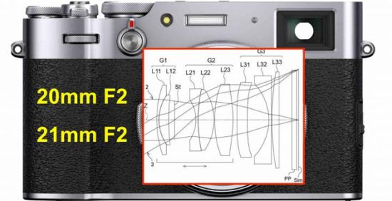 富士x100v其它镜头专利曝光