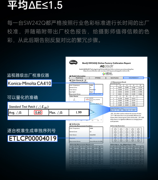 明基发布全新的sw242q专业摄影显示器，重新定义专业后期设备的第一选择。